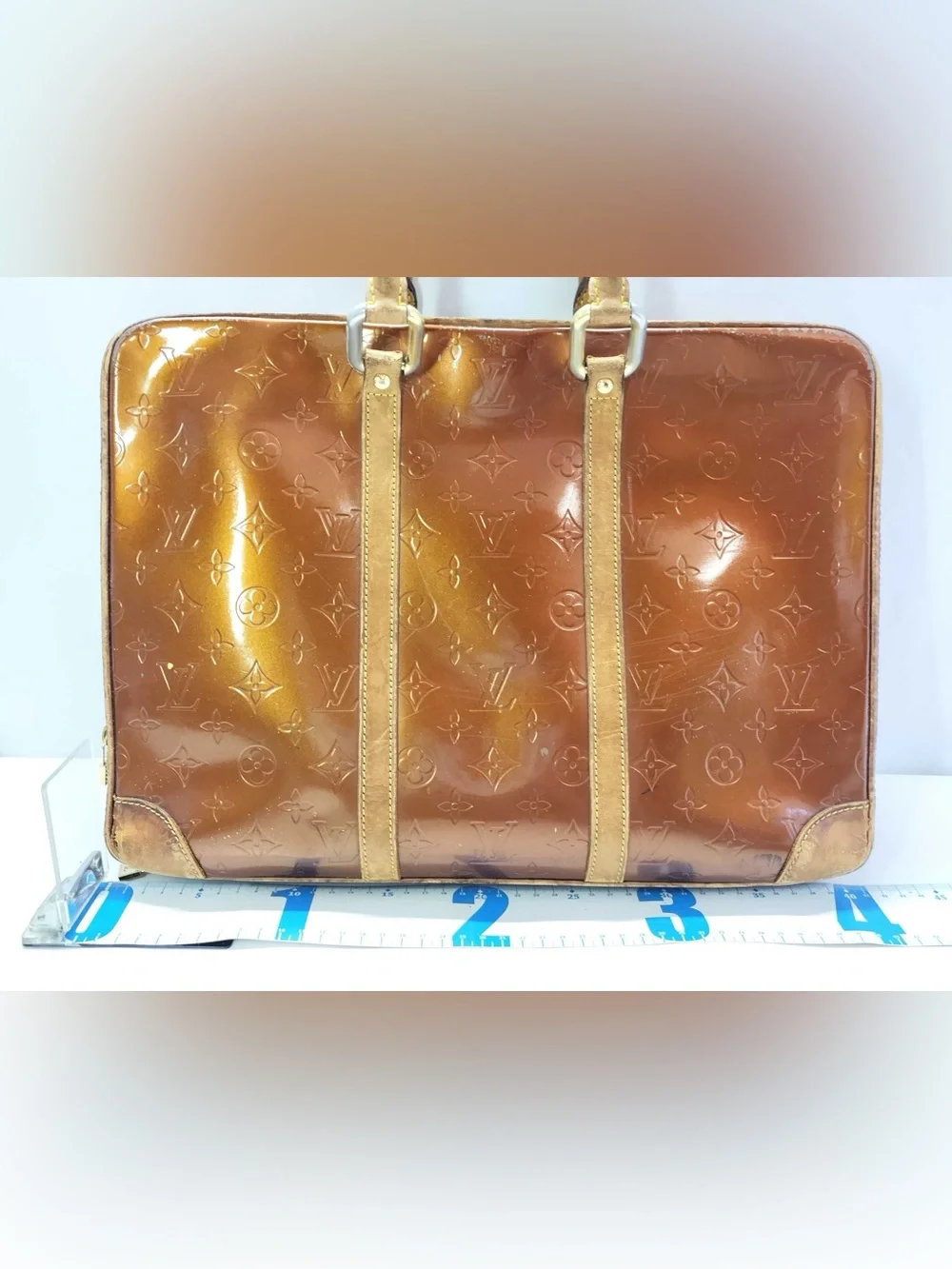 Vernis LV briefcase Louis Vuitton Brown Monogram Vernis Leather